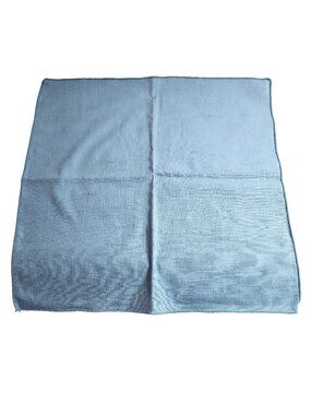 Set Of 4 Cloth Napkins Blue Cotton Table Linens 17"x16" square